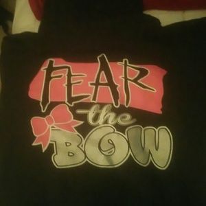 Black "Fear the Bow" Hoodie YL